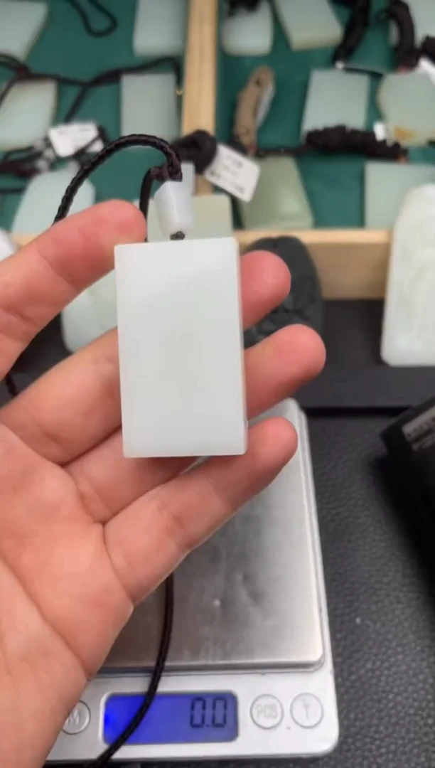 定制和田玉无事牌小35