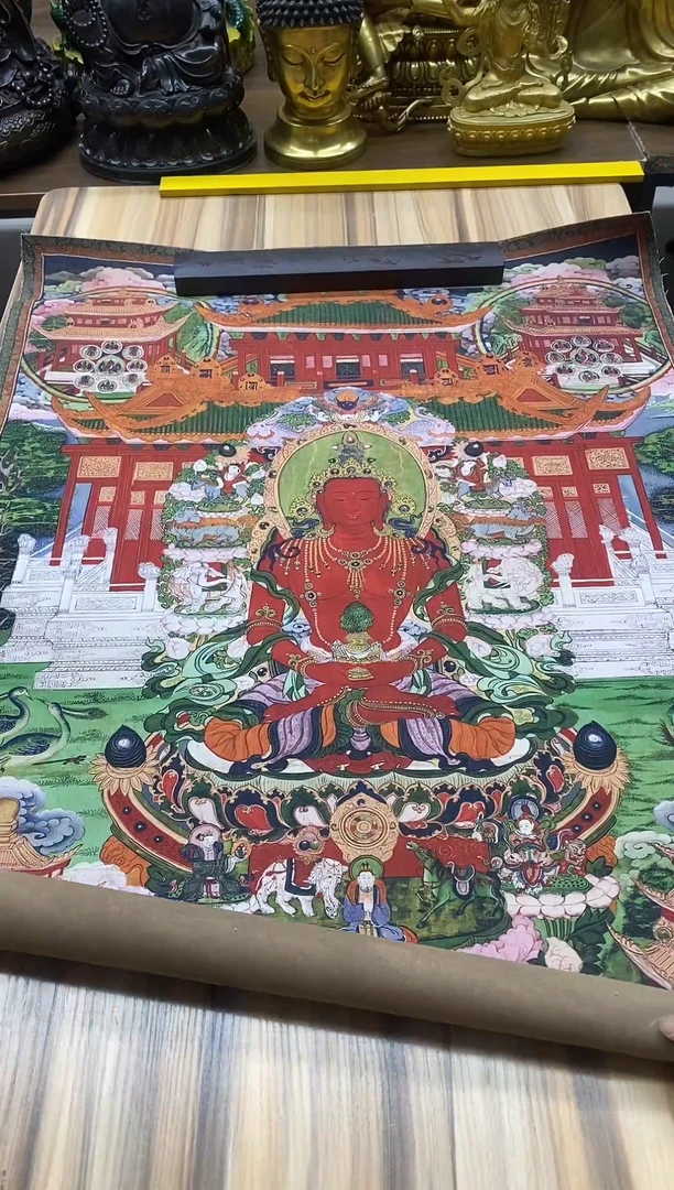 卷轴画精品挂饰 唐卡tk16098