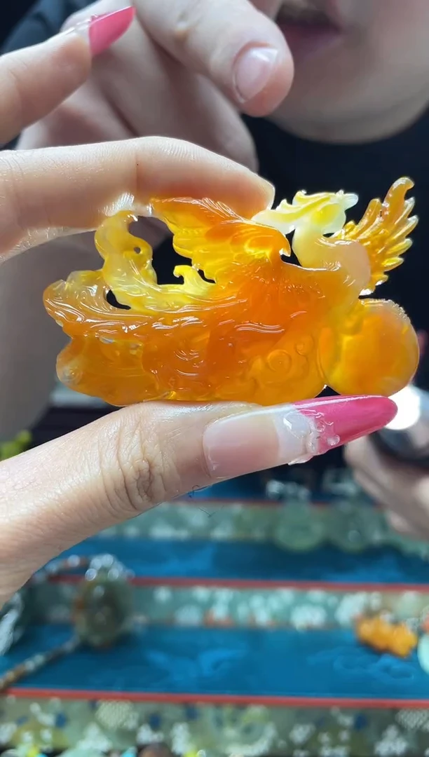 未镶嵌岫玉吊坠·