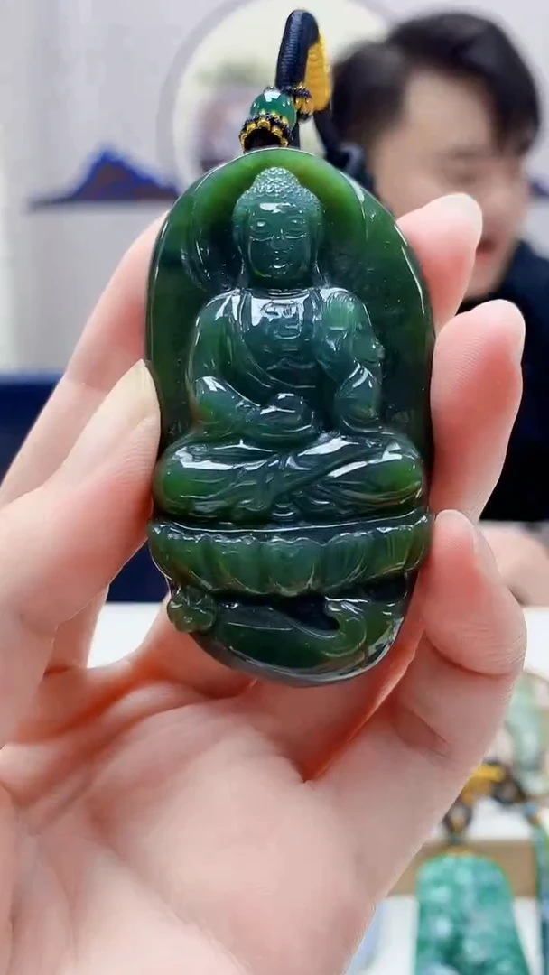未镶嵌定制翡翠5060zm-毛货挂件啊咪19