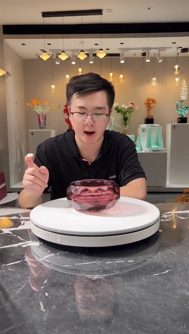 摆件巴比特美学-暮山紫冷磨切面坚果碟