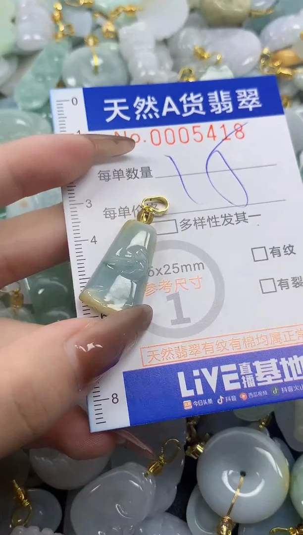 翡翠未镶嵌颈饰天然A货翡翠