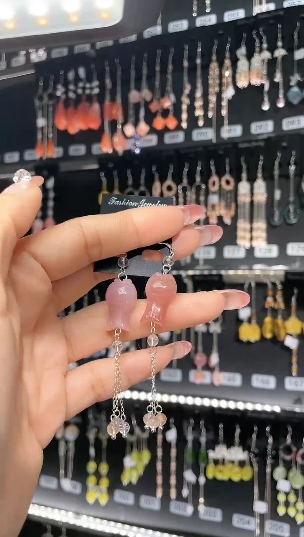 【闪购商品】紫晶耳饰银S925镶嵌 阿炙