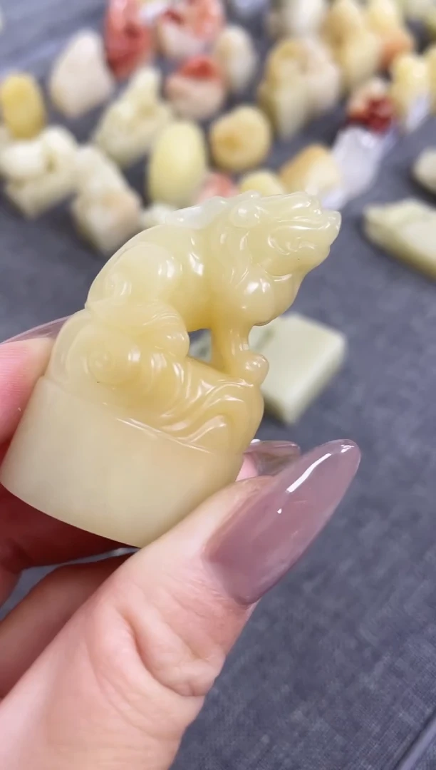 寿山石印石韩冬4字篆刻定制不退不换0150267