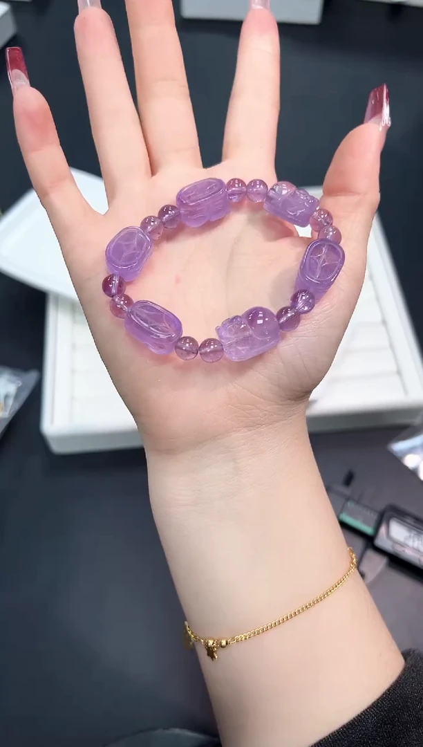 【闪购商品】水晶手串未镶嵌41S多样性发其一/1条默认微瑕