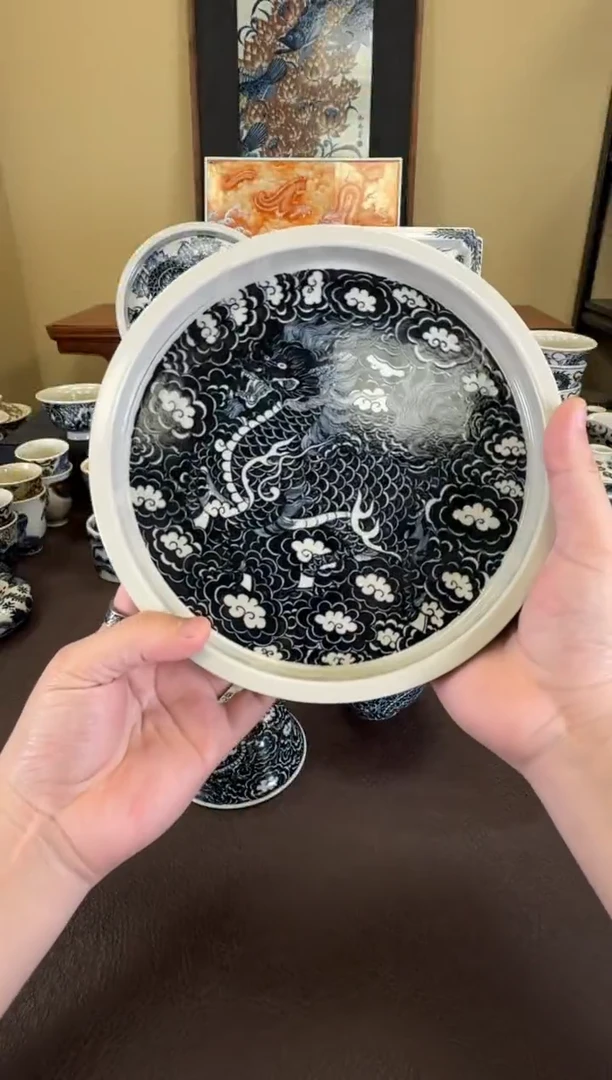 合****队【预售】二号釉云墨麒麟壶承