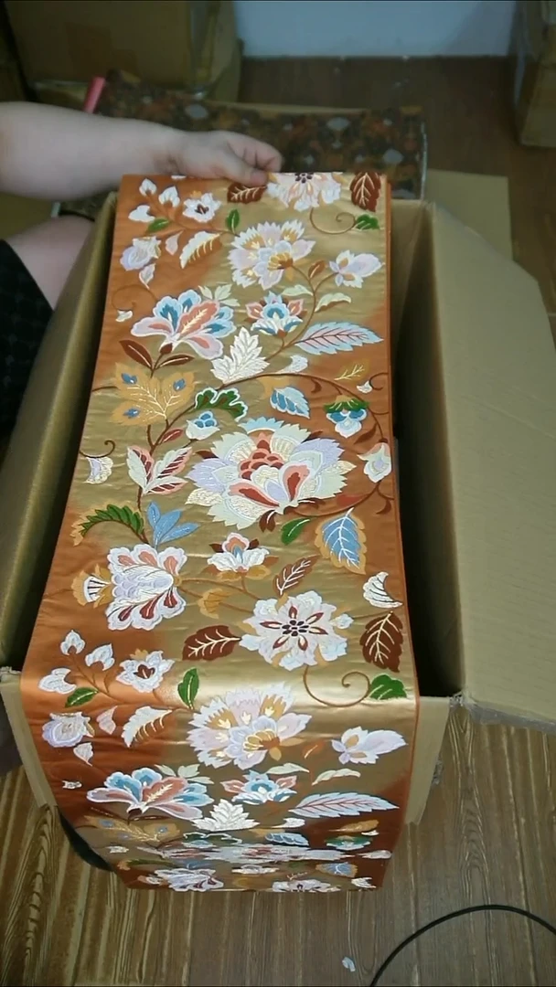 织绣织锦34唐草花
