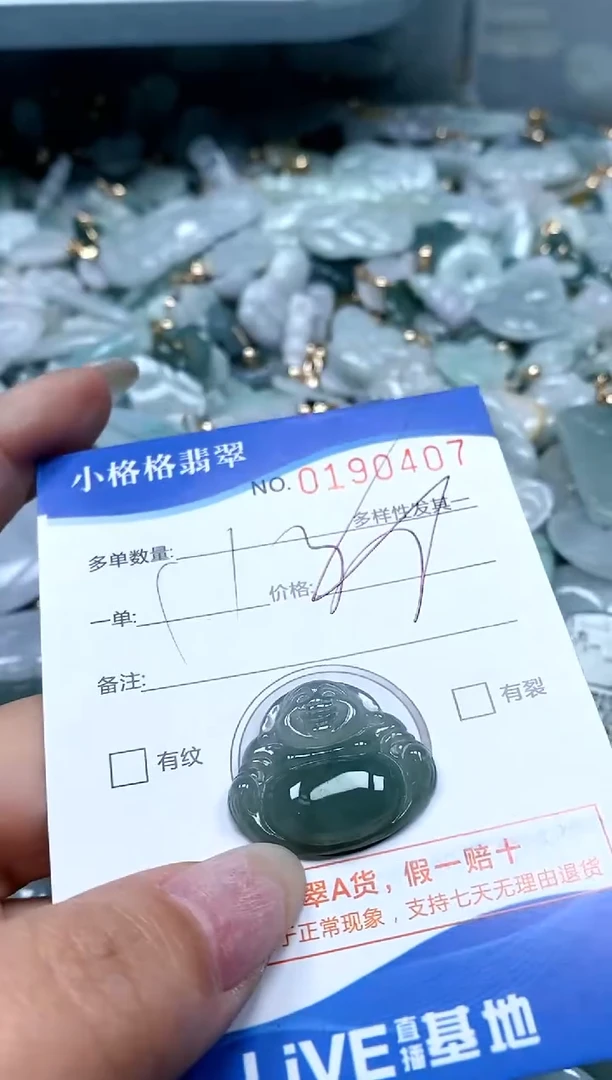 【闪购商品】翡翠颈饰未镶嵌闪购商品0190407