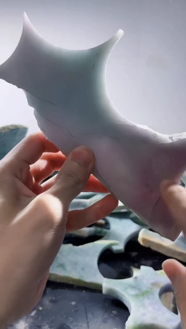 裸石翡翠缅甸翡翠A货文5267