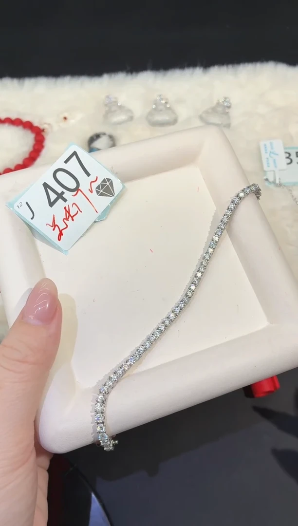 合成碳硅石925银多样性发一J407