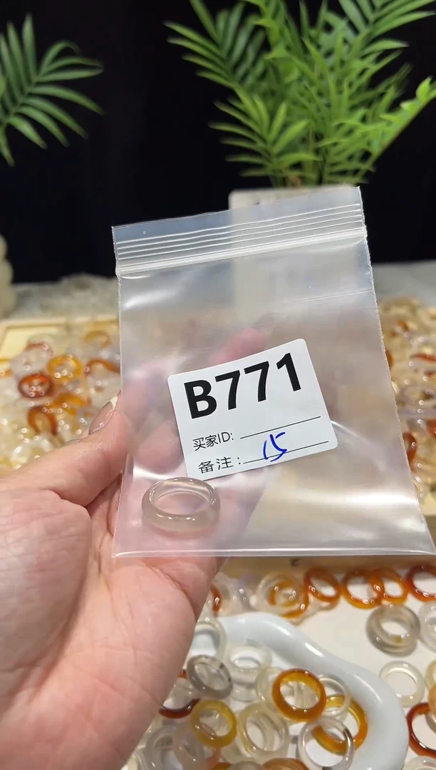 玛瑙/玉髓戒指合金玛瑙玉髓戒指福利款