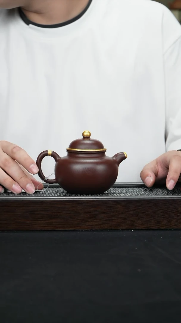 茶壶紫砂宜兴紫砂250cc0422