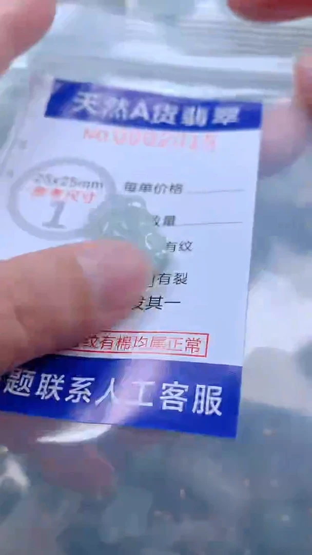 翡翠未镶嵌吊坠(不含链)1