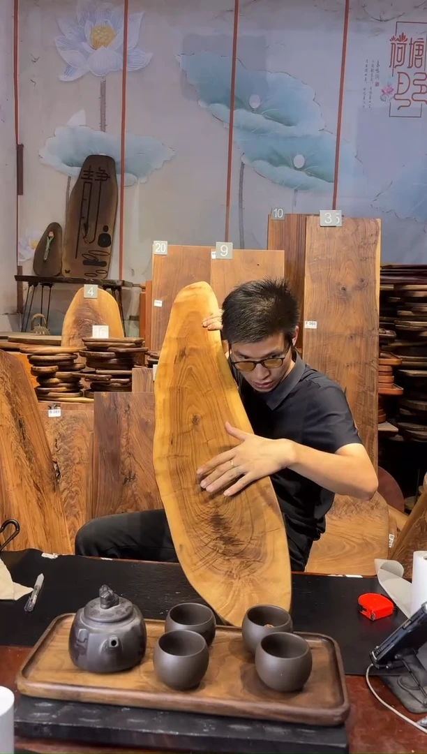 木干泡茶盘原木没有完美品，介意瑕疵请勿下