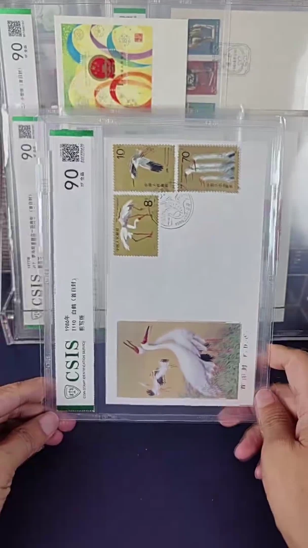 T110白鹤  首日封  信泰评级