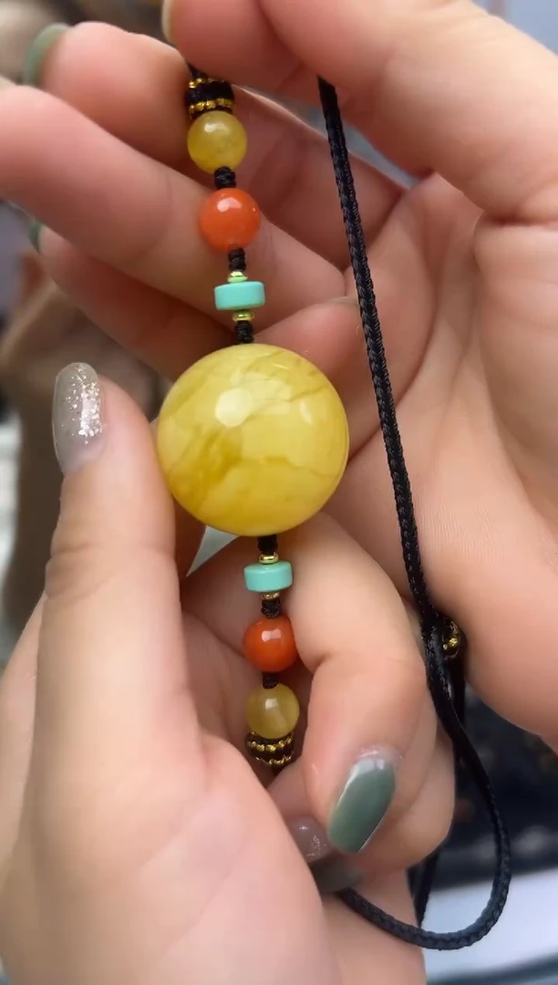 未镶嵌蜜蜡裸石蜜蜡吊坠