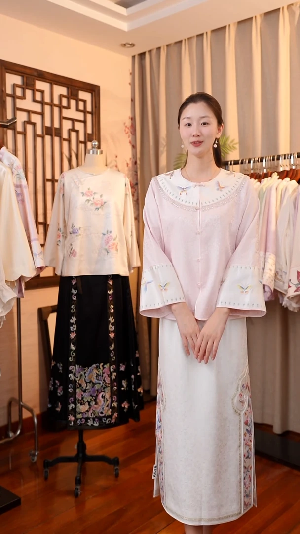 刺绣桑蚕丝非遗苏绣服饰