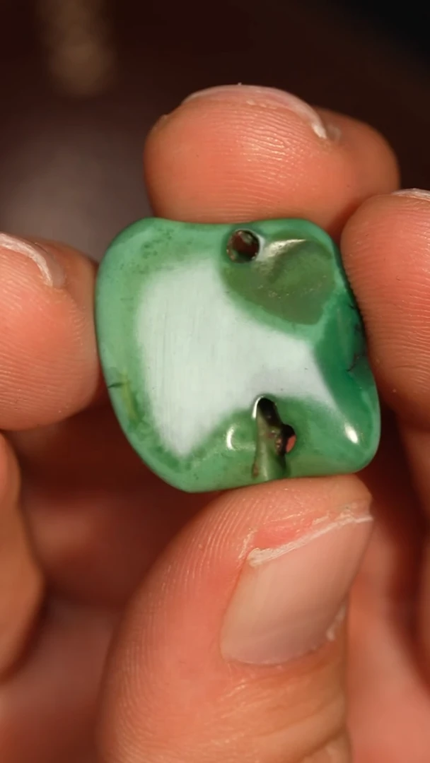 未镶嵌绿松石套链冲赛康胡子哥，DIY一205