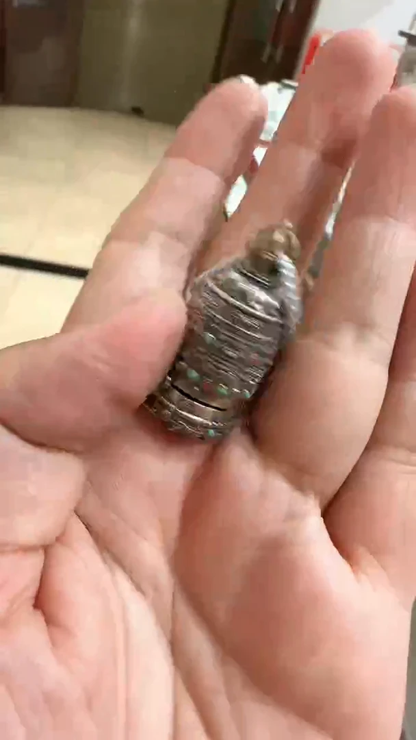 足银999精工手工吊坠茶摆件