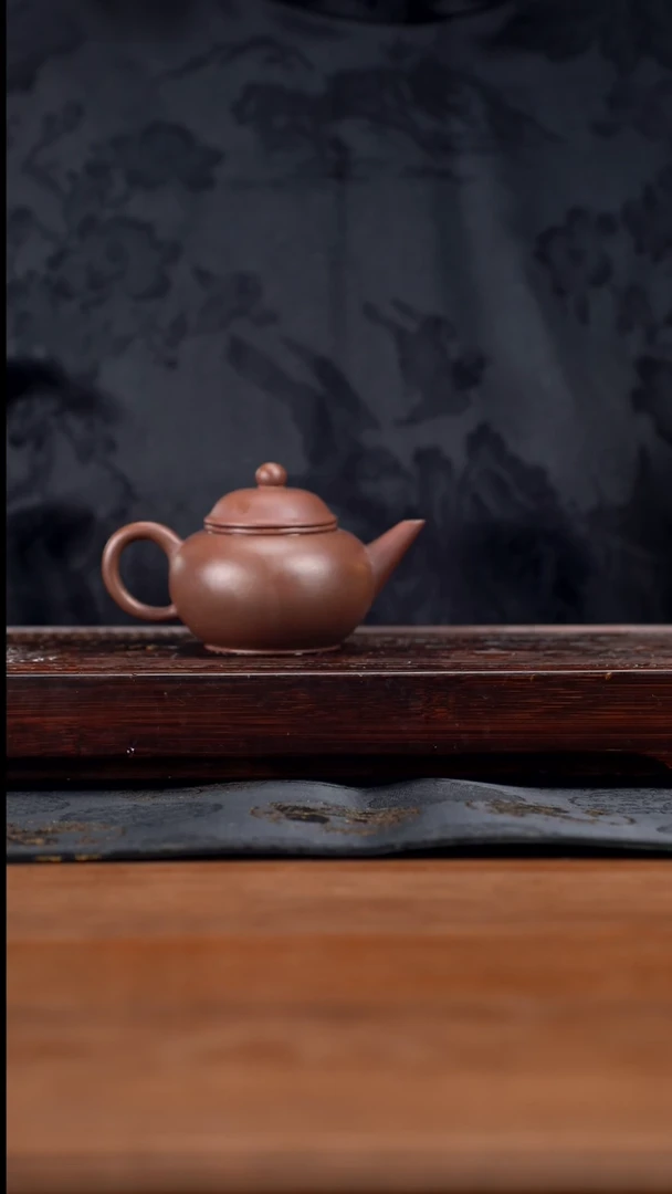 【闪购商品】紫砂茶壶160cc黄龙山原矿底槽清水平13