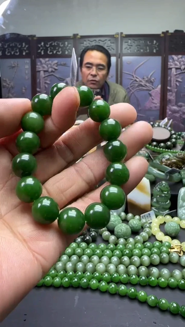 未镶嵌和田玉珠宝奇石手串