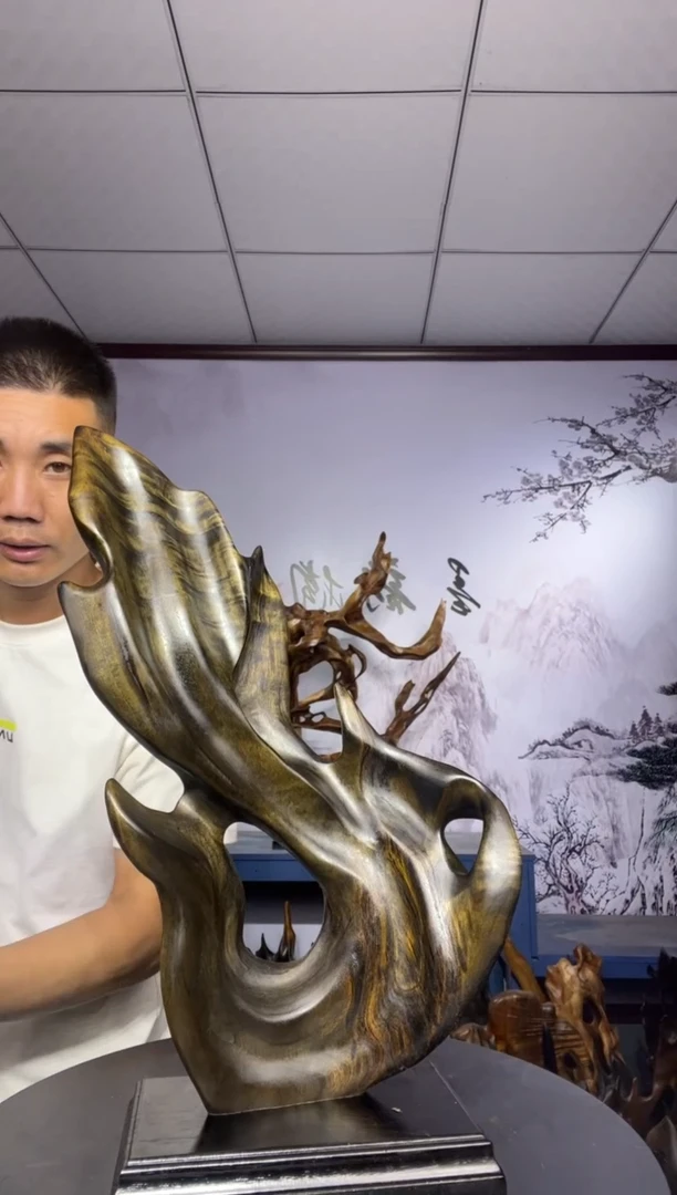 金丝楠苗*哥金丝楠木工艺品摆件