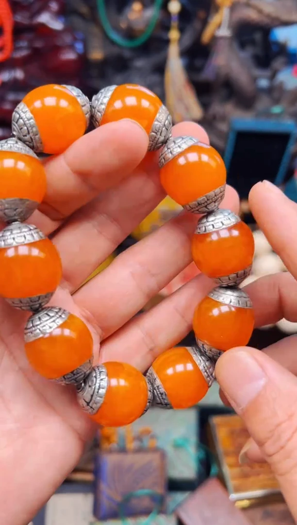 未镶嵌颈饰蜜蜡安哥专属精品链接c60