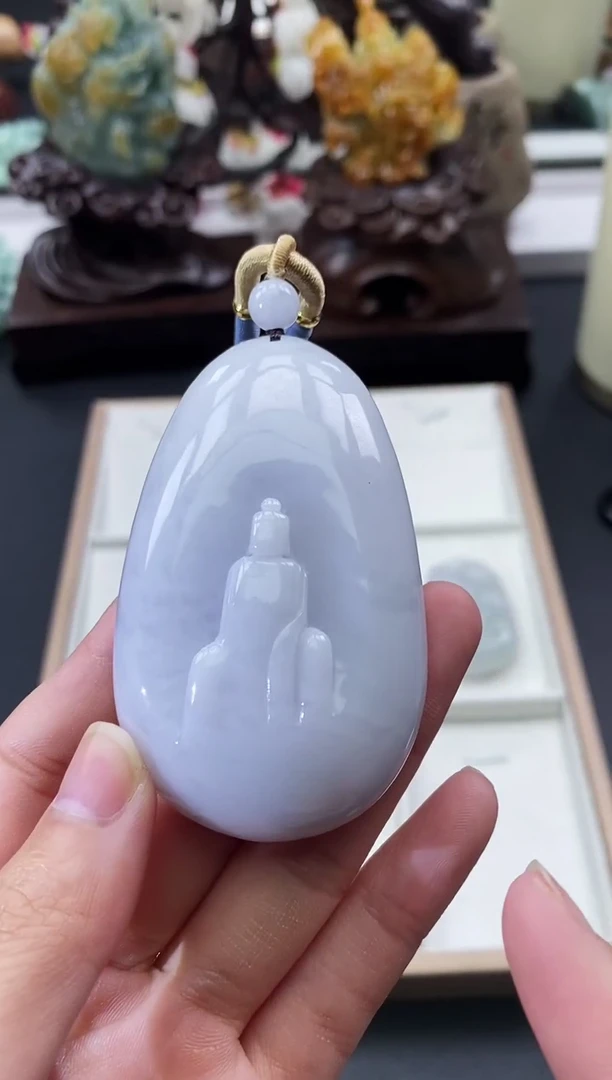 颈饰未镶嵌翡翠天然缅甸A货翡翠