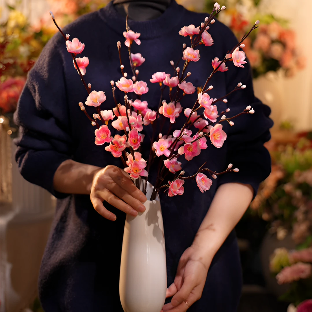 梅花 仿真花 餐桌花 喜上眉梢 仿真花