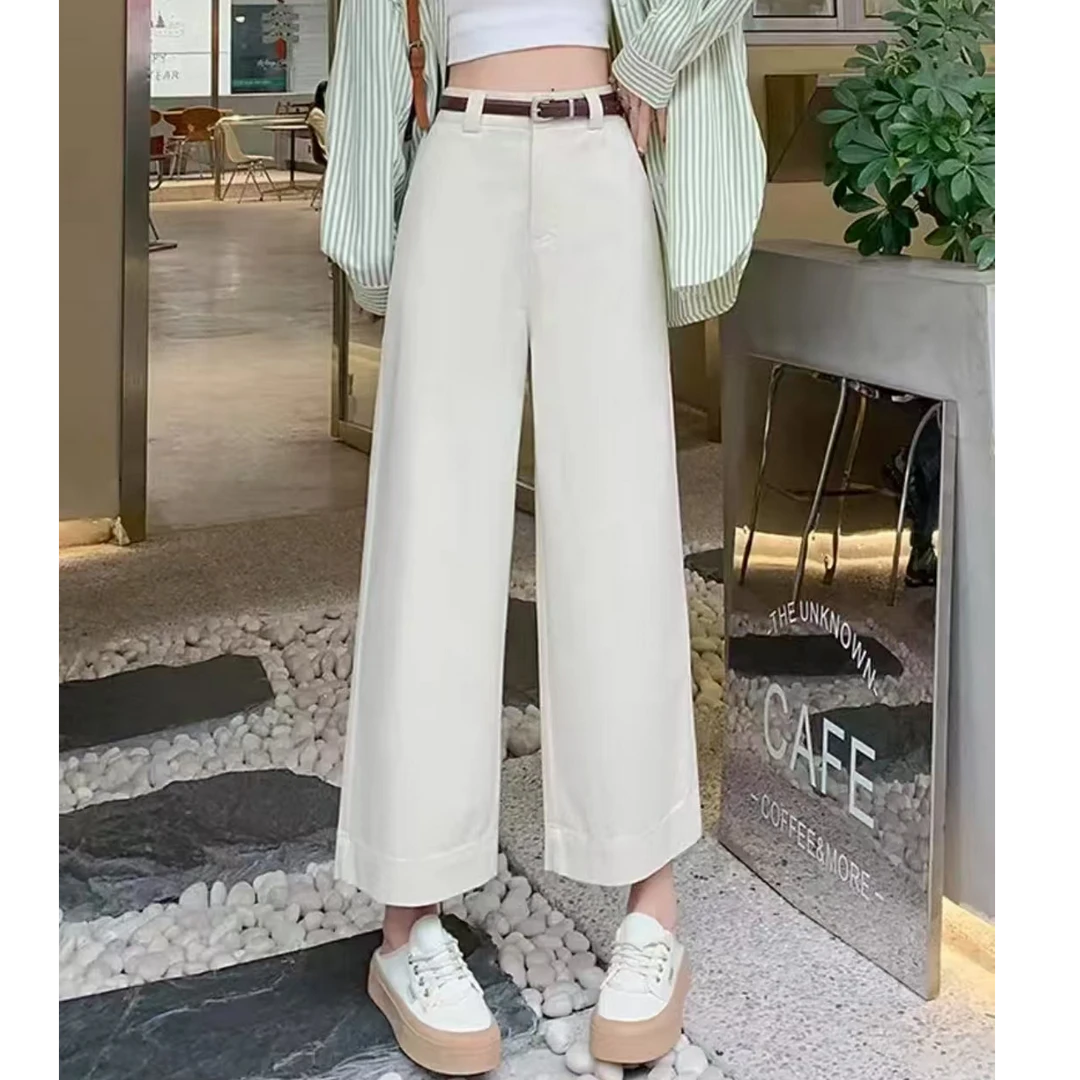 2025春夏新款时尚直筒牛仔裤显瘦裤子百搭休闲女裤子Z726-1长92