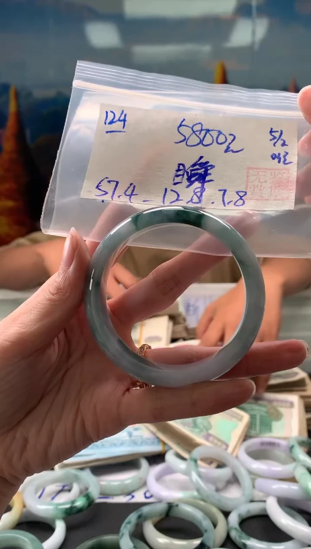 【闪购商品】翡翠手镯未镶嵌翡翠手镯 下单联系小耳机#124