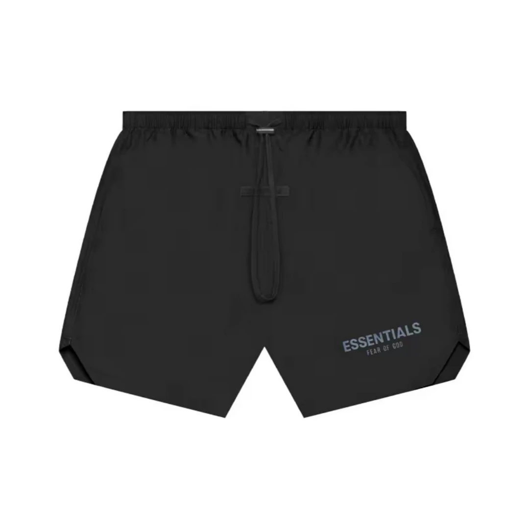 【FW20/6季】Volley Shorts Taupe Logo反光排球系带绵中腰短裤