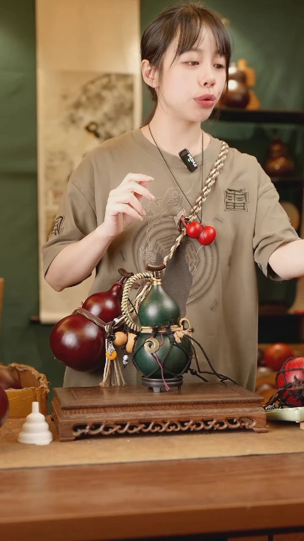 391号精品天然大漆酒葫芦一物一拍~