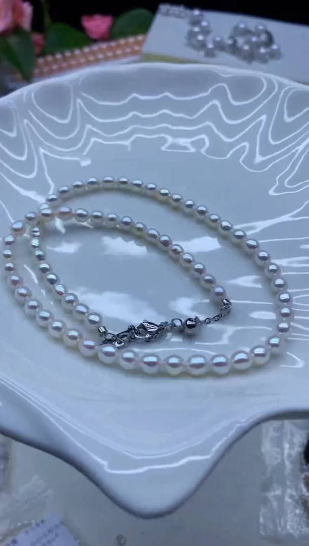 【闪购商品】淡水珍珠颈饰未镶嵌淡水珍珠项链