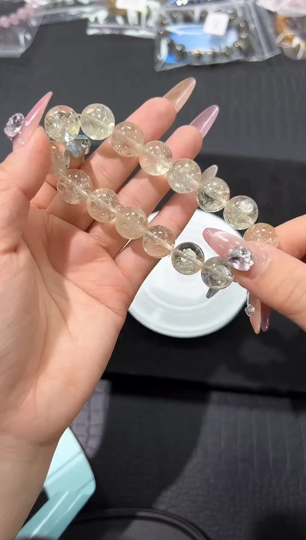 水晶手串未镶嵌69p多样性发其一【1条】默认微瑕