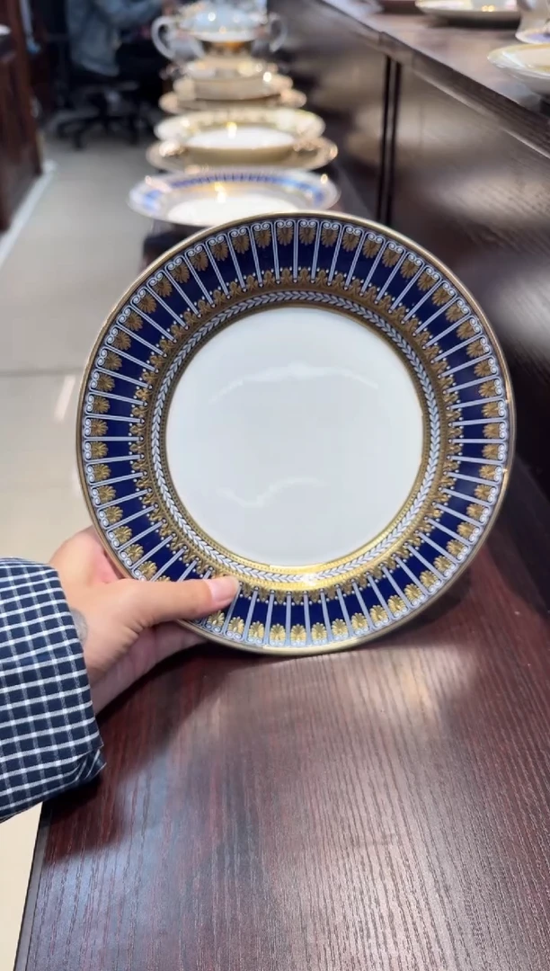 瓷片8英寸平盘 1个