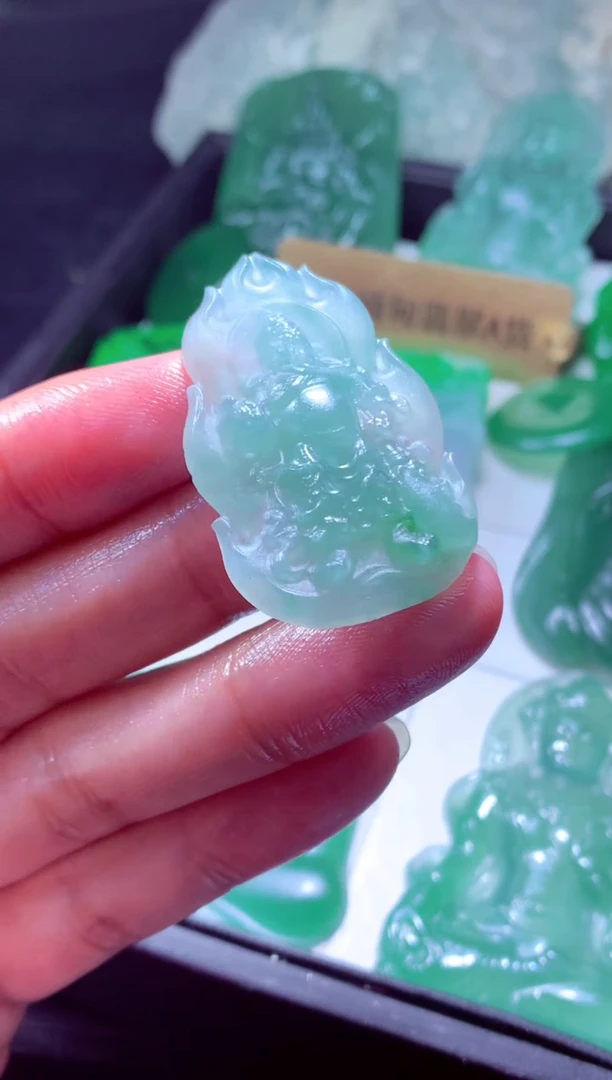 未镶嵌定制翡翠午**光天然缅甸翡翠A货 基地发货多样性发货其一