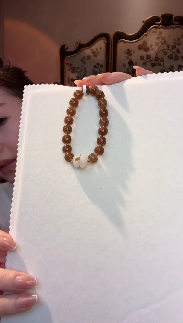 【闪购商品】和田玉手链未镶嵌和田玉糖料白玉手串