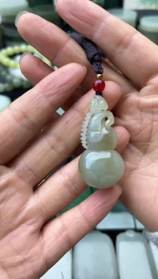 未镶嵌和田玉珠宝半成品葫芦