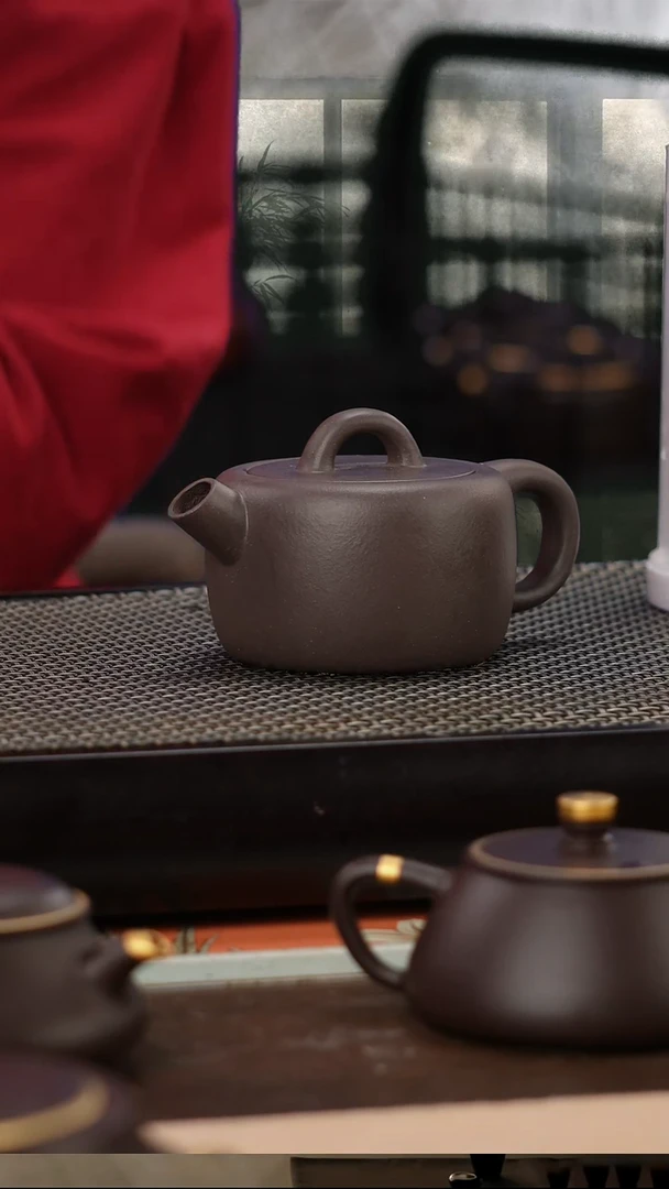 茶壶紫砂青灰段超精工炮嘴一片瓦150cc