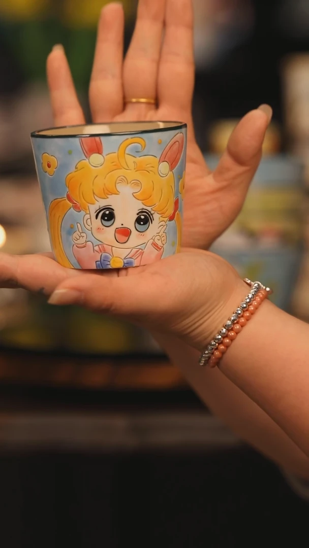 【闪购商品】摆件景德镇釉下彩绘设计师款陶瓷