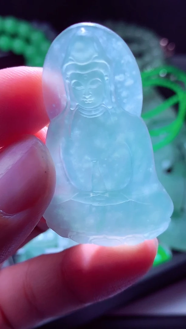 未镶嵌定制翡翠胜*#翡翠毛货定制