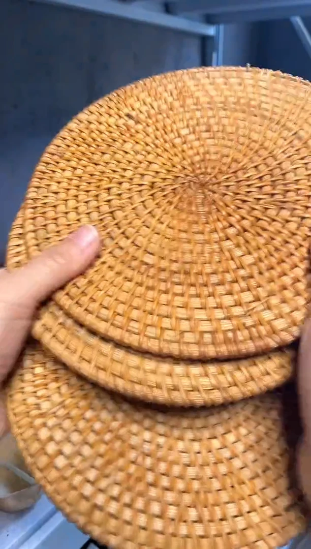 【闪购商品】20厘米  越南手工藤垫2片装