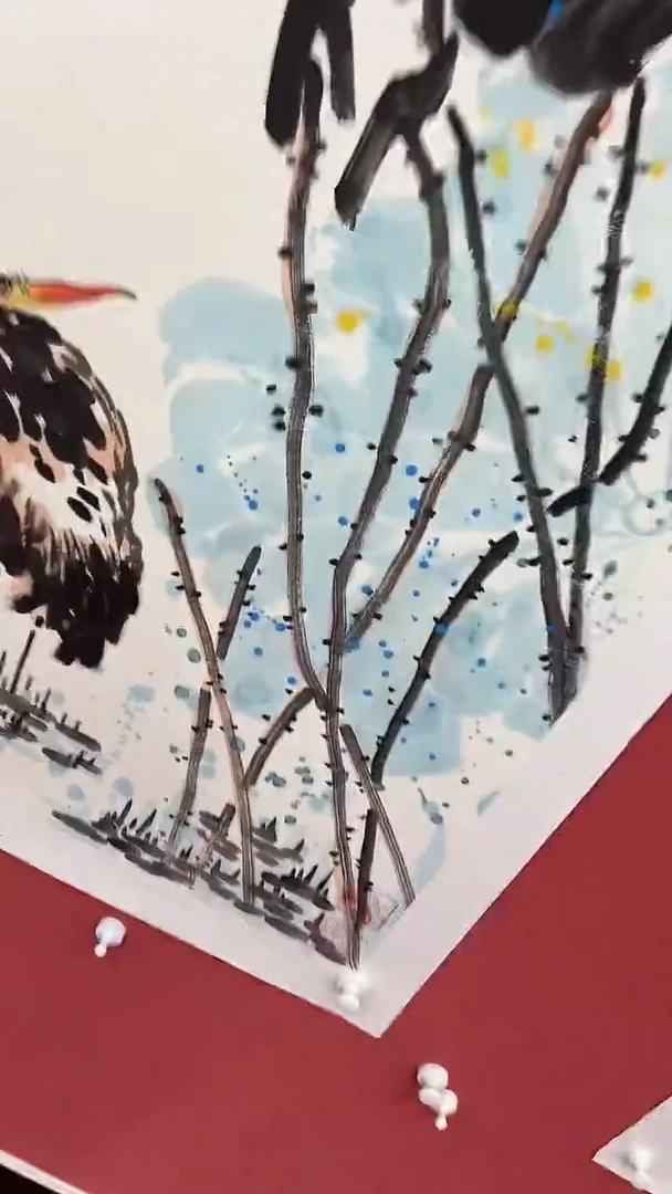 国画一鹭高升