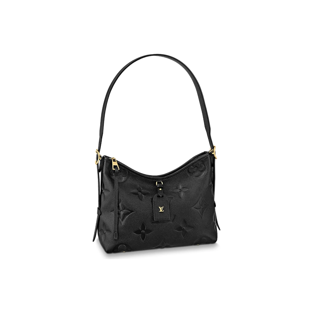 未使用 LouisVuitton/路易威登 carryall黑色印花单肩包小号