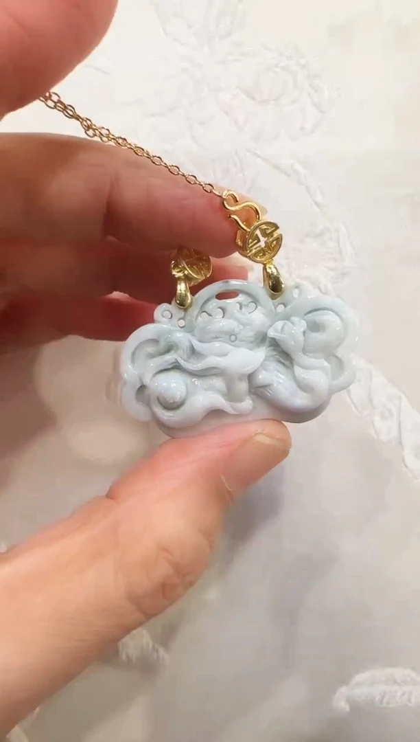 颈饰未镶嵌翡翠国风