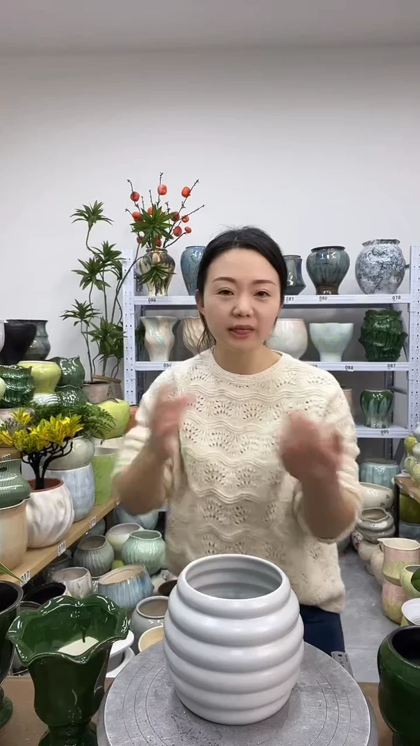 11.26陶瓷花盆直播链接高.   14口   11