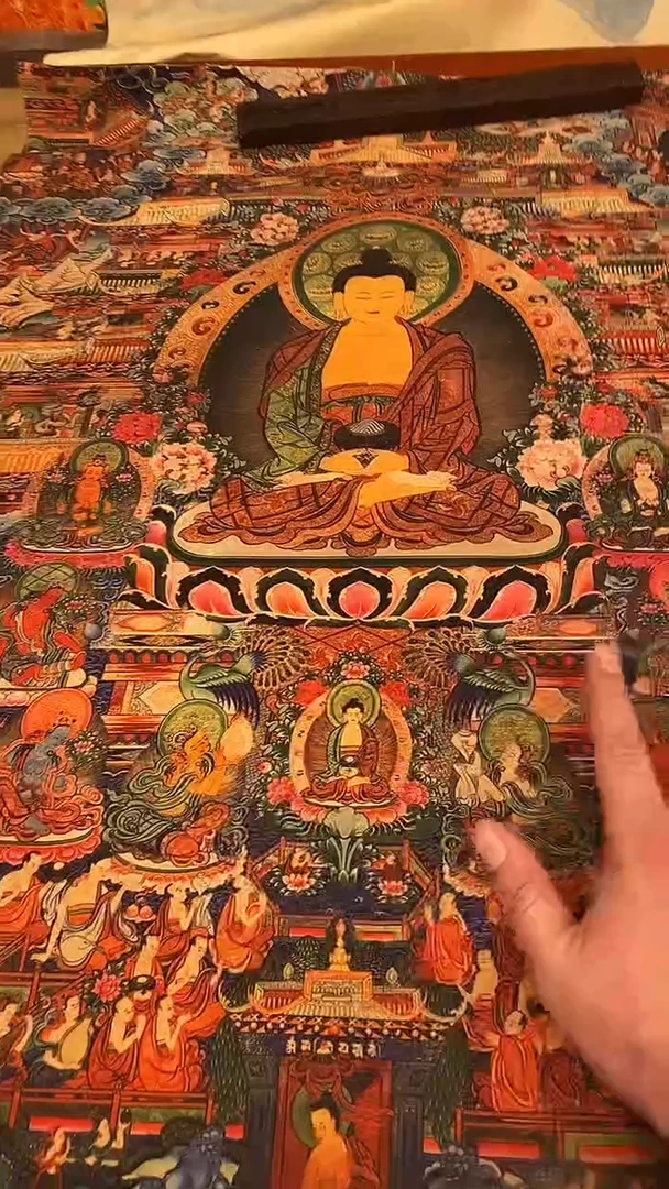 装裱画精美唐卡tk16091