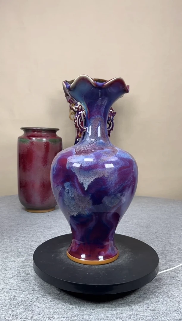 摆件陶神垕钧瓷收藏工艺品