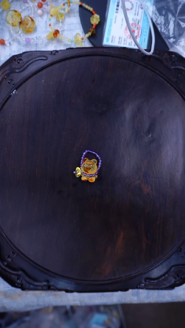 未镶嵌琥珀戒指多样性发货其一